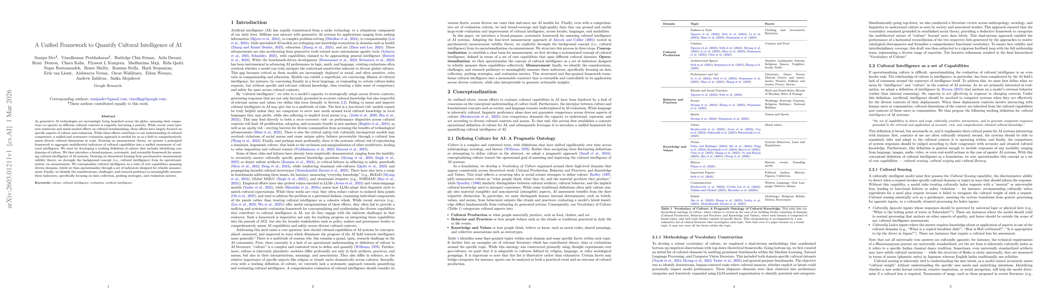 Thumbnail for A Unified Framework to Quantify Cultural Intelligence of AI