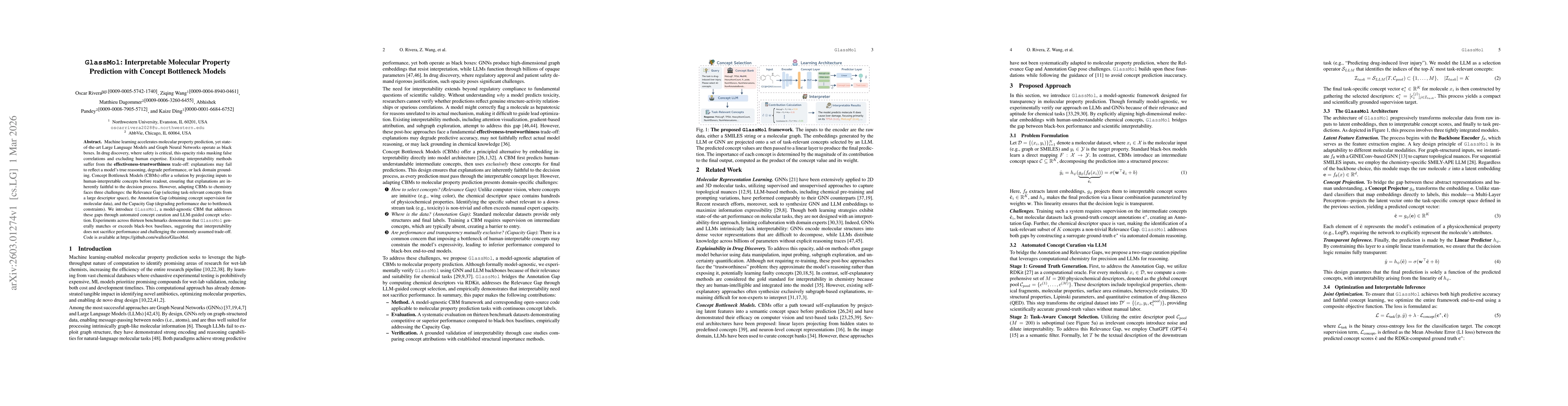 Thumbnail for GlassMol: Interpretable Molecular Property Prediction with Concept Bottleneck Models