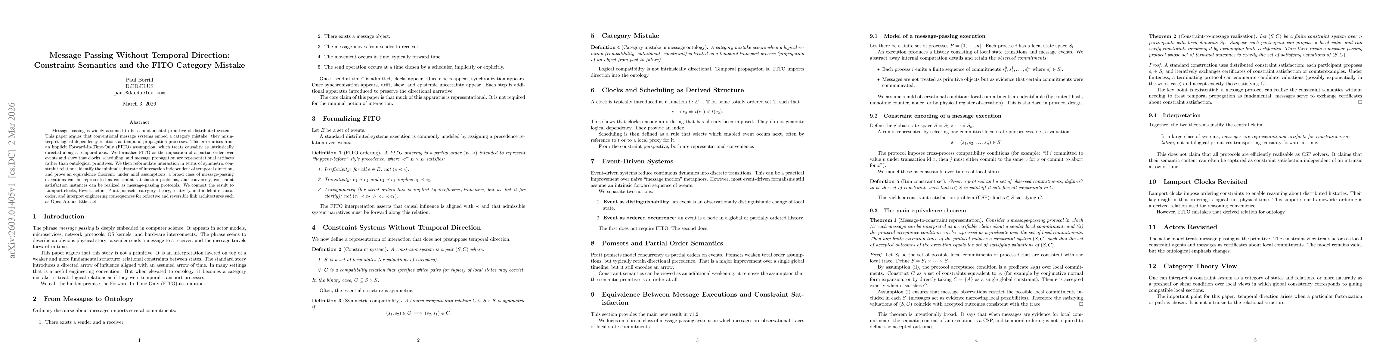 Thumbnail for Message Passing Without Temporal Direction: Constraint Semantics and the FITO Category Mistake