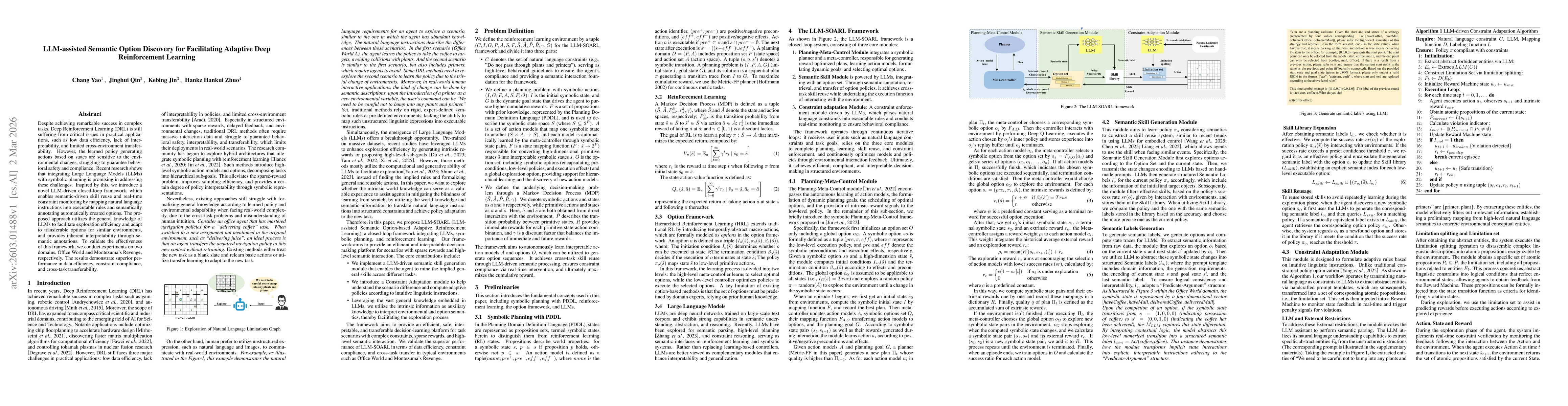 Thumbnail for LLM-assisted Semantic Option Discovery for Facilitating Adaptive Deep Reinforcement Learning