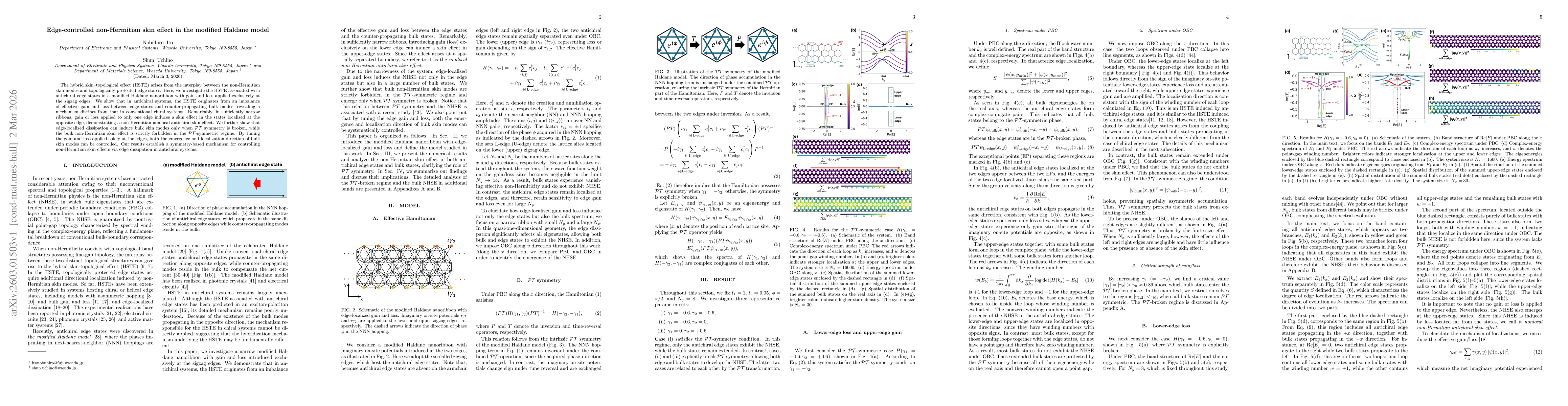 Thumbnail for Edge-controlled non-Hermitian skin effect in the modified Haldane model