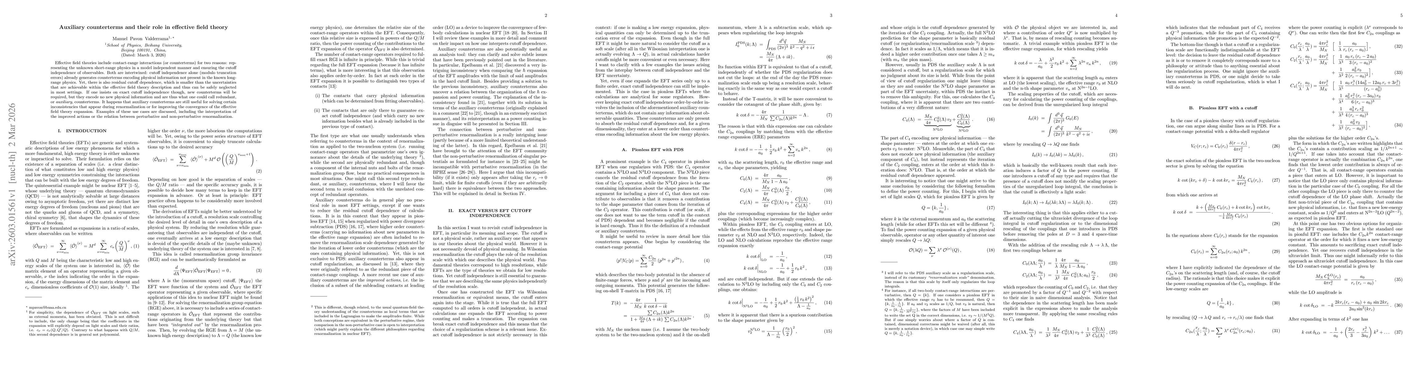 Thumbnail for Auxiliary counterterms and their role in effective field theory