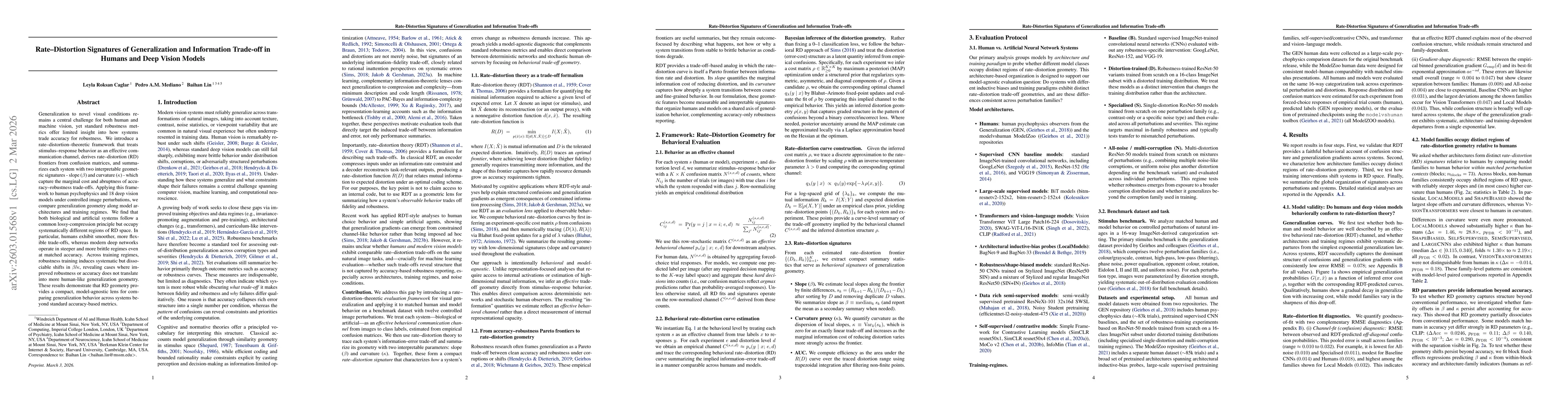 Thumbnail for Rate-Distortion Signatures of Generalization and Information Trade-offs