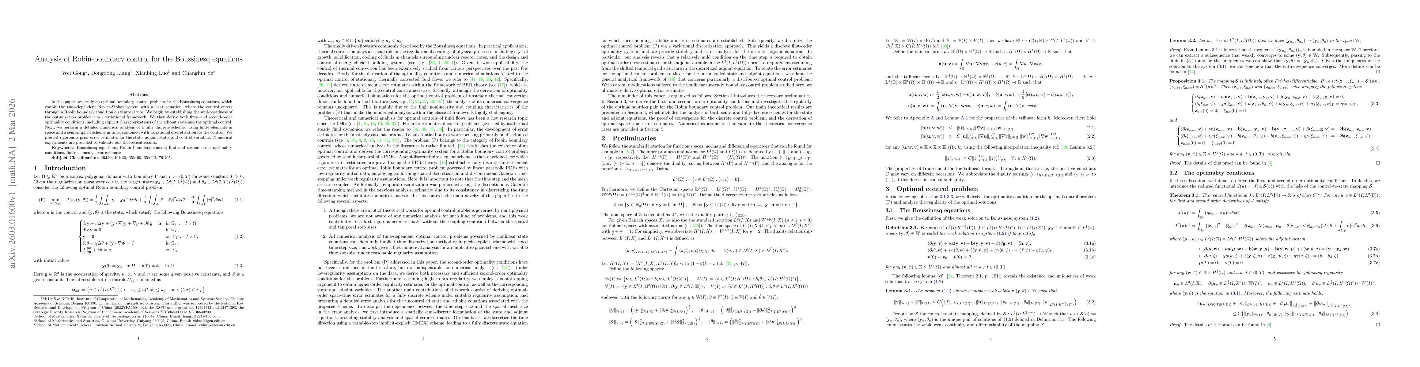 Thumbnail for Analysis of Robin-boundary control for the Boussinesq equations