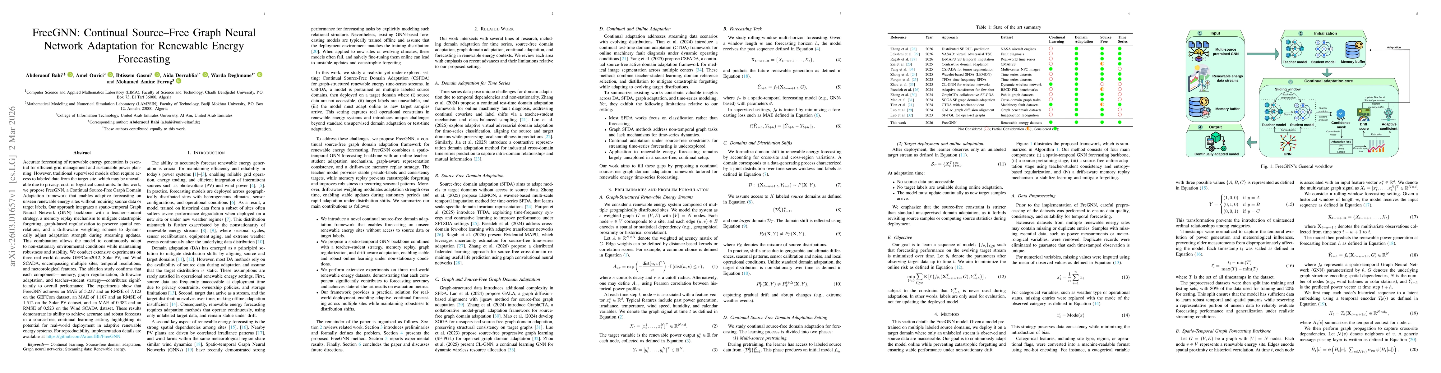 Thumbnail for FreeGNN: Continual Source-Free Graph Neural Network Adaptation for Renewable Energy Forecasting