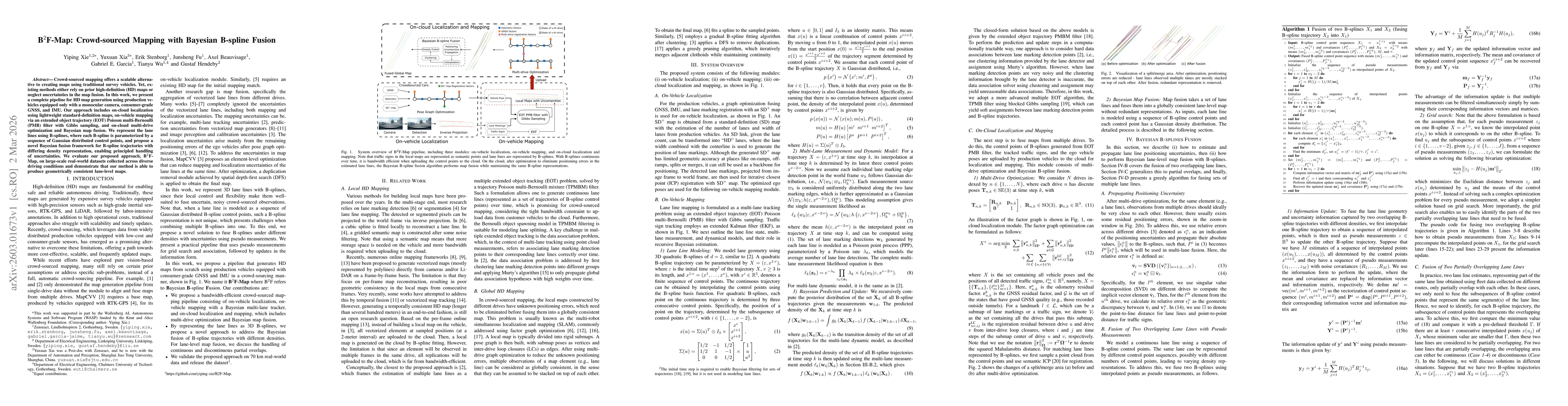 Thumbnail for B$^2$F-Map: Crowd-sourced Mapping with Bayesian B-spline Fusion