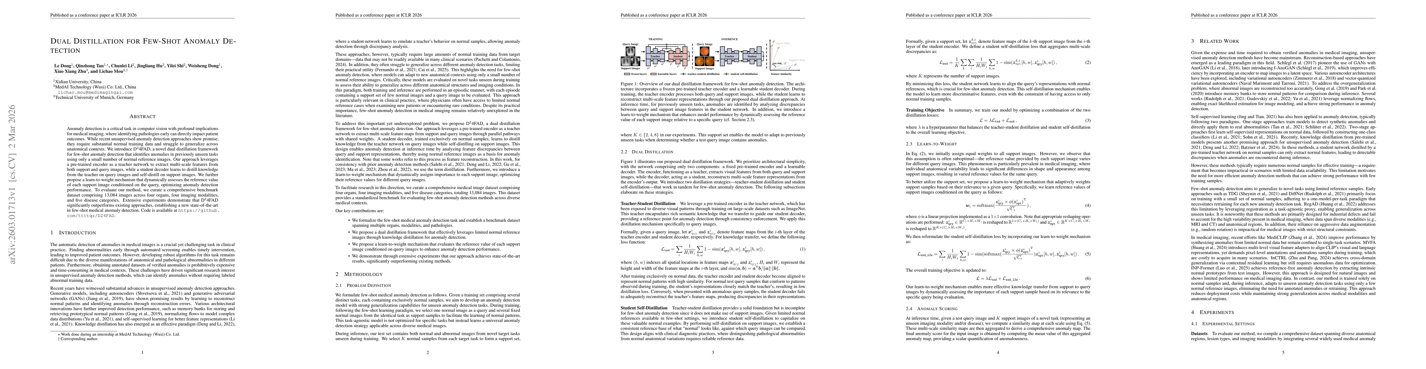 Thumbnail for Dual Distillation for Few-Shot Anomaly Detection