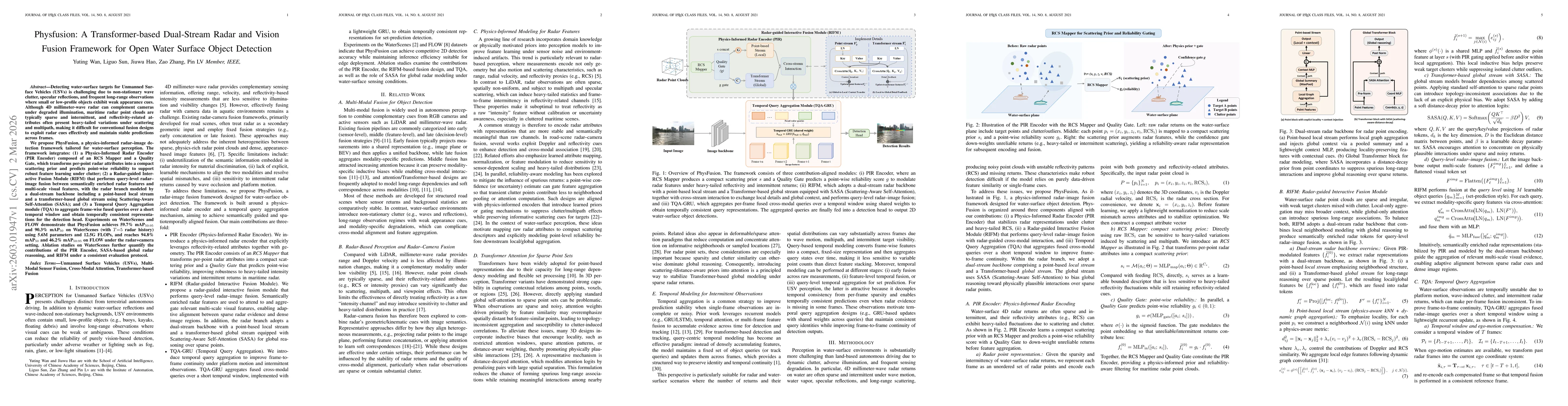 Thumbnail for physfusion: A Transformer-based Dual-Stream Radar and Vision Fusion Framework for Open Water Surface Object Detection