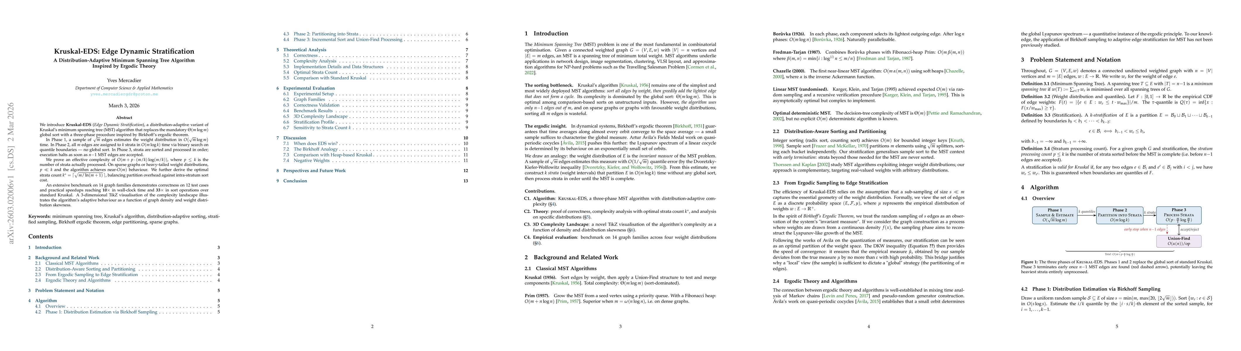 Thumbnail for Kruskal-EDS: Edge Dynamic Stratification