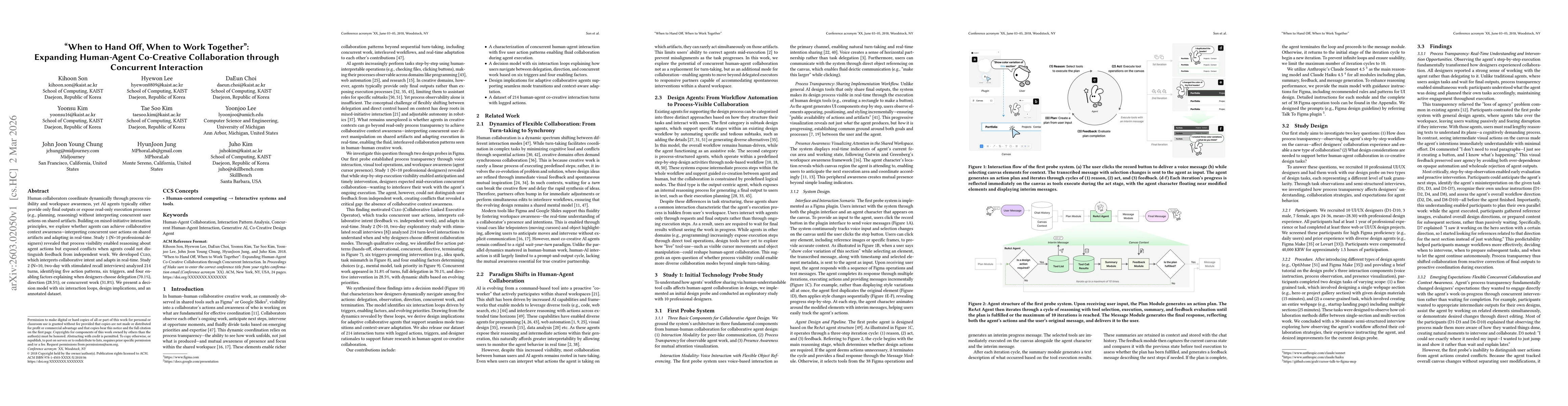 Thumbnail for "When to Hand Off, When to Work Together": Expanding Human-Agent Co-Creative Collaboration through Concurrent Interaction