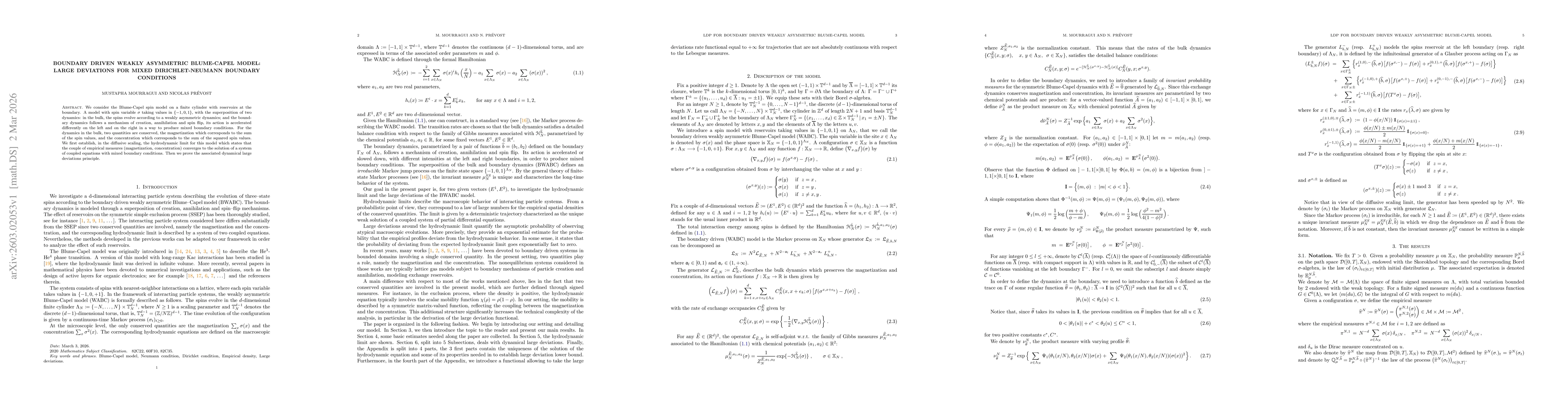 Thumbnail for Boundary driven weakly asymmetric Blume-Capel model: Large deviations for mixed Dirichlet-Neumann boundary conditions