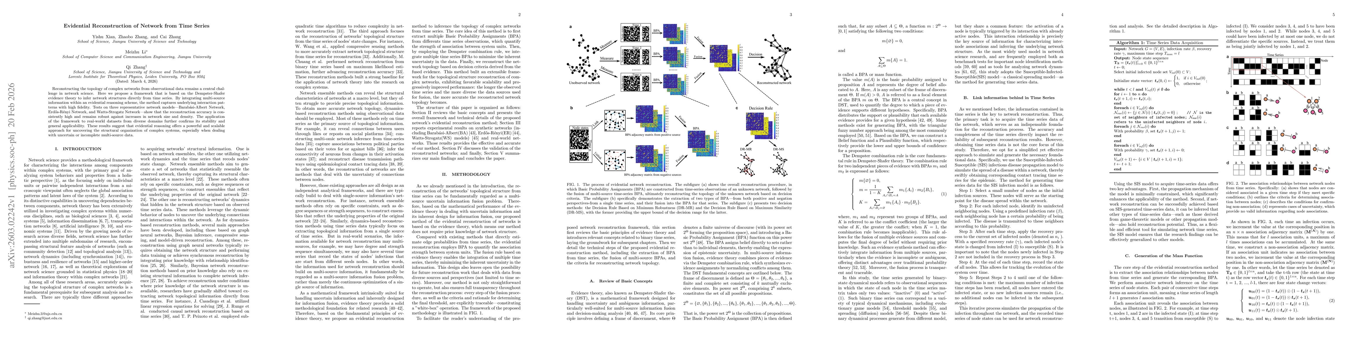 Thumbnail for Evidential Reconstruction of Network from Time Series