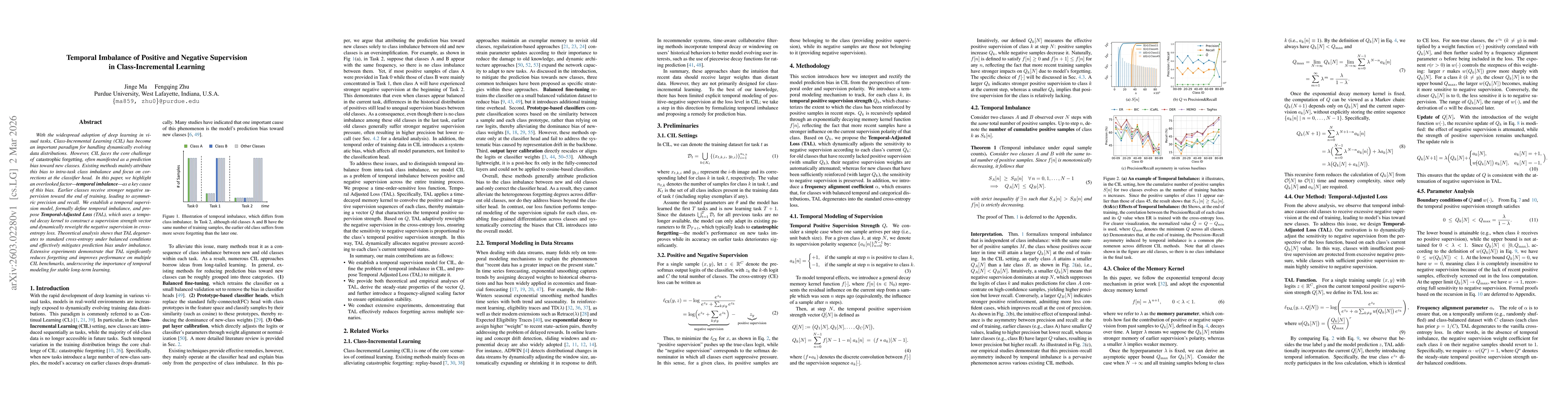 Thumbnail for Temporal Imbalance of Positive and Negative Supervision in Class-Incremental Learning