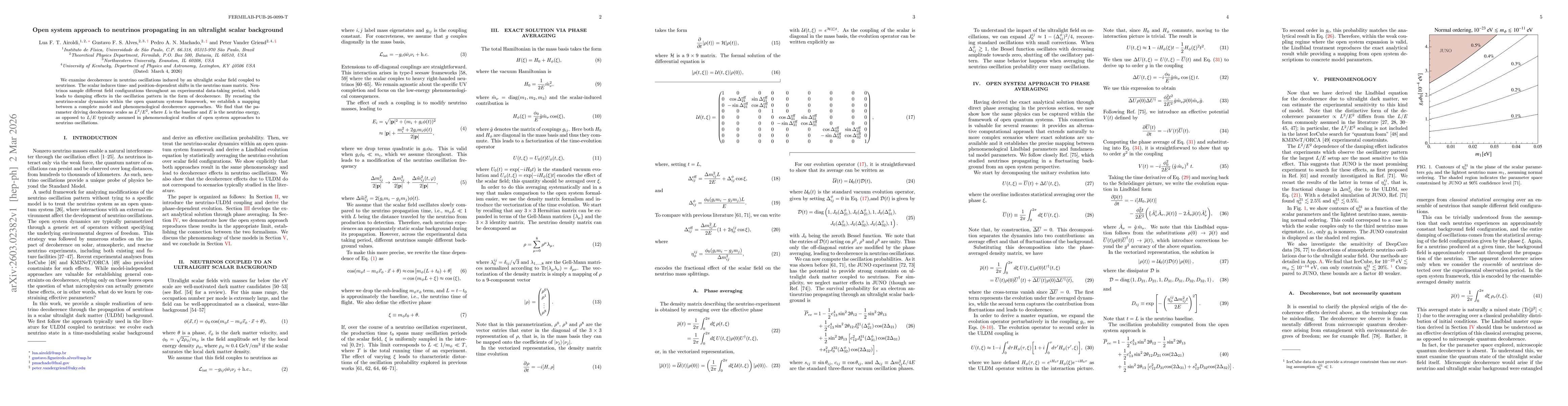 Thumbnail for Open system approach to neutrinos propagating in an ultralight scalar background
