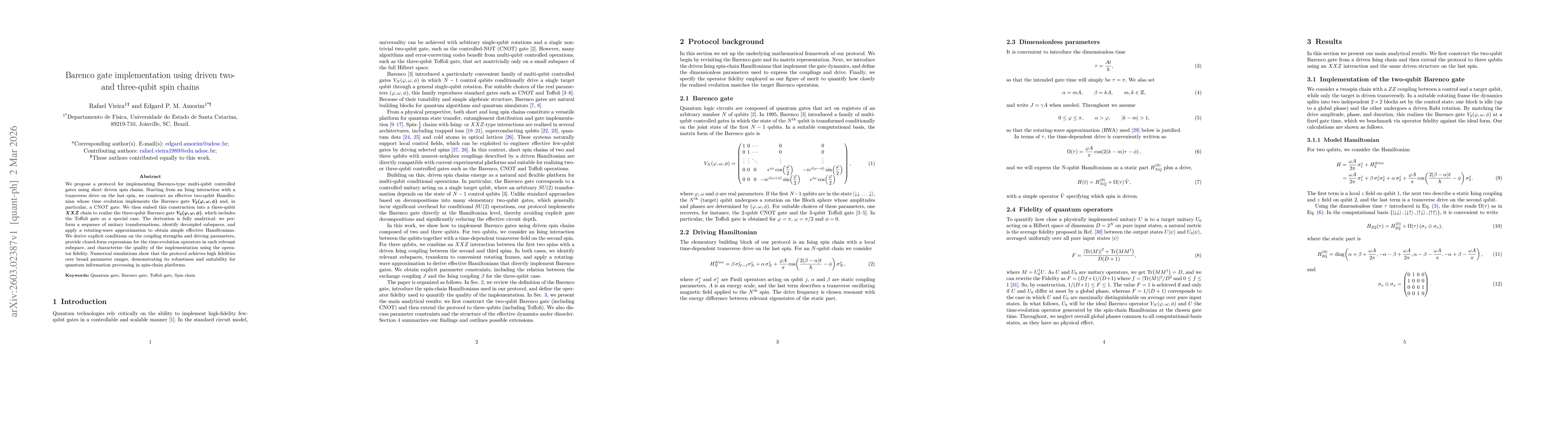 Thumbnail for Barenco gate implementation using driven two- and three-qubit spin chains