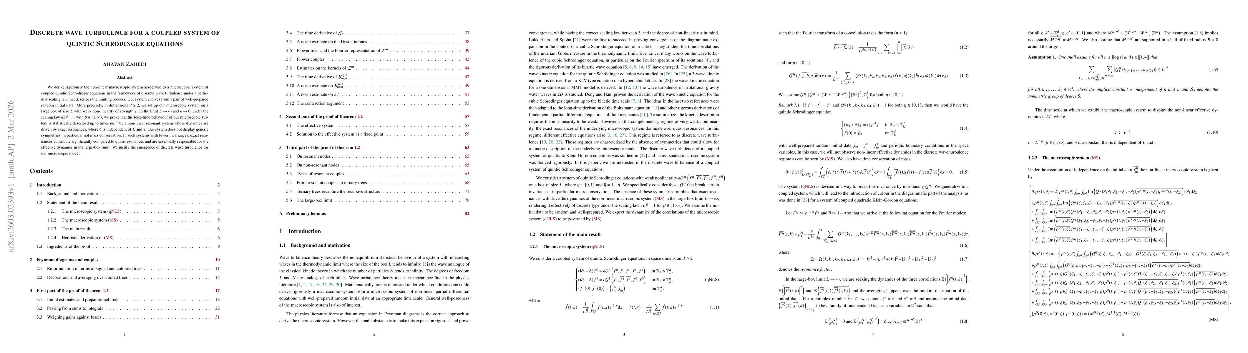 Thumbnail for Discrete wave turbulence for a coupled system of quintic Schrödinger equations