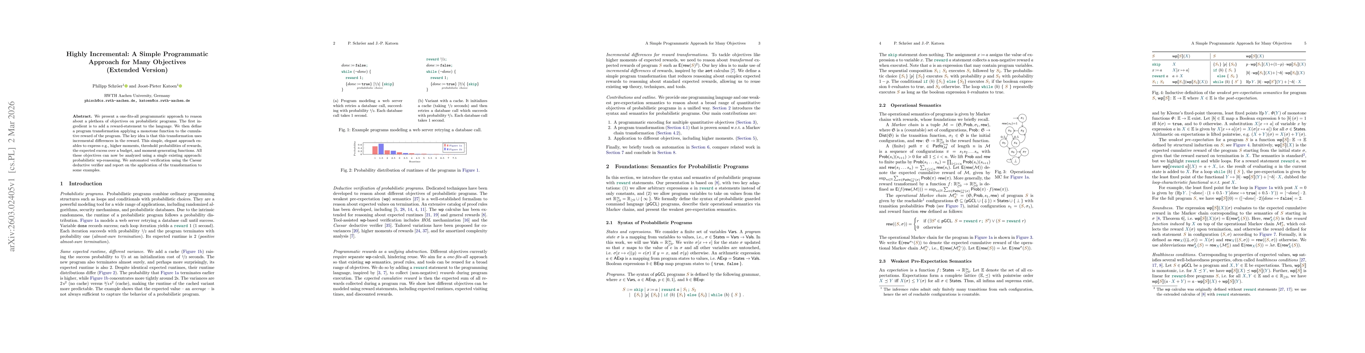 Thumbnail for Highly Incremental: A Simple Programmatic Approach for Many Objectives (Extended Version)