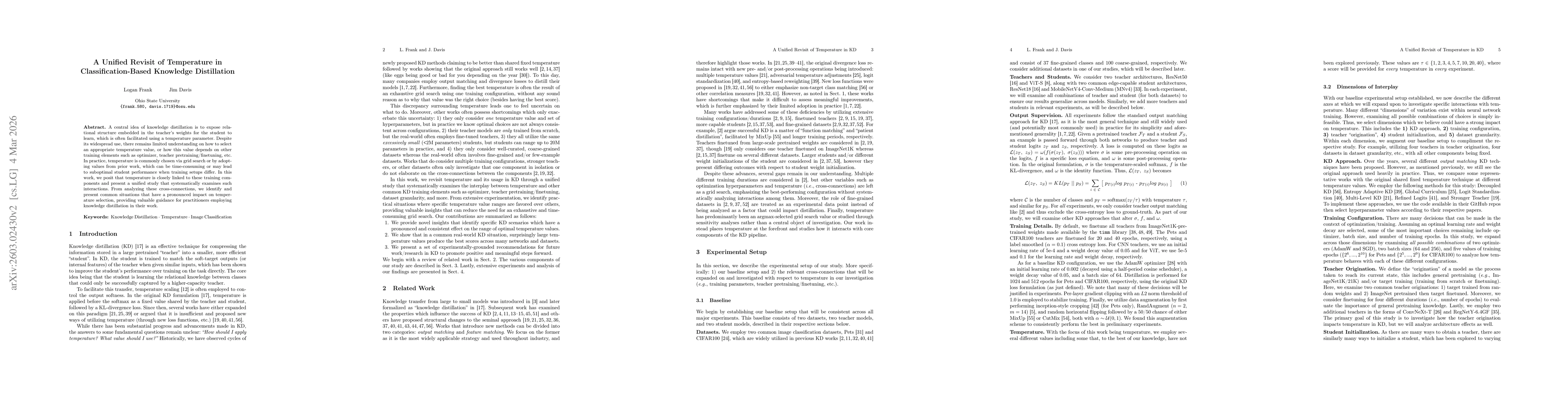 Thumbnail for A Unified Revisit of Temperature in Classification-Based Knowledge Distillation