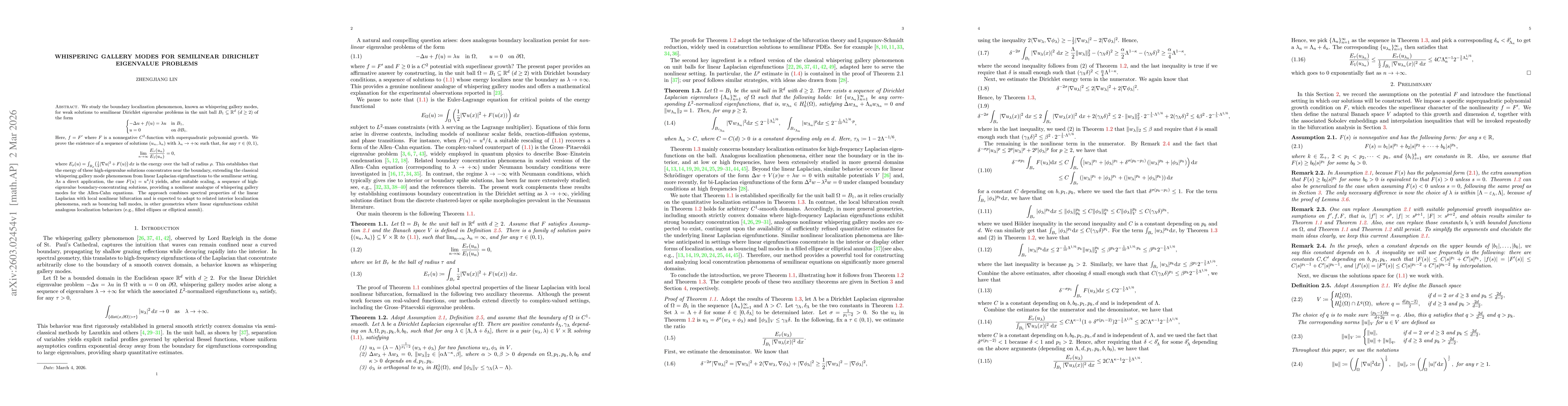 Thumbnail for Whispering Gallery Modes for Semilinear Dirichlet Eigenvalue Problems