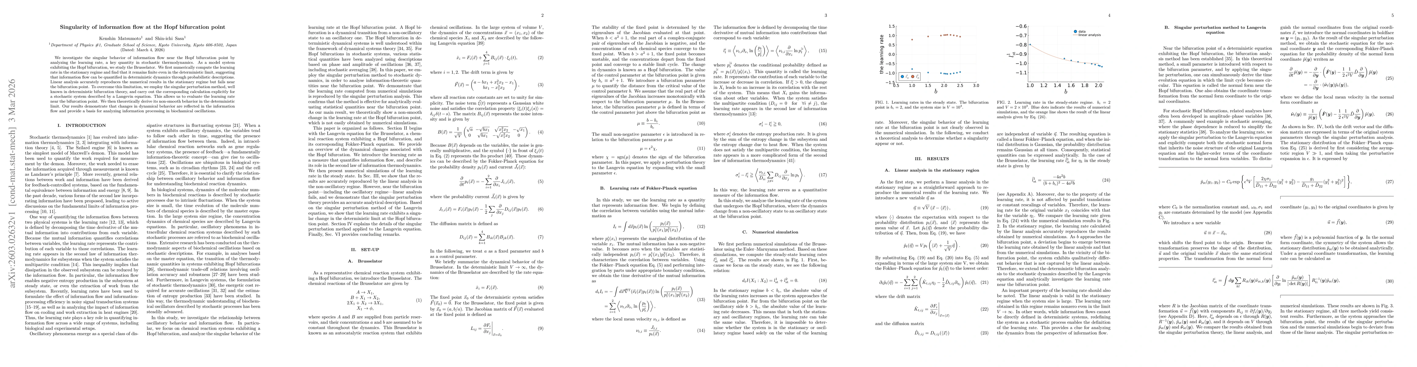 Thumbnail for Singularity of information flow at the Hopf bifurcation point