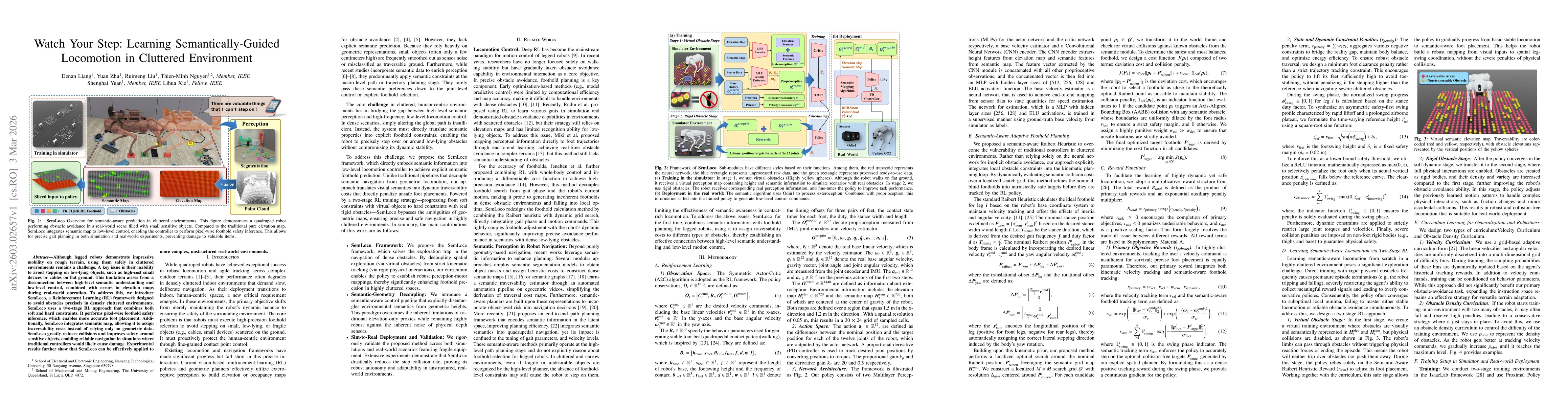 Thumbnail for Watch Your Step: Learning Semantically-Guided Locomotion in Cluttered Environment