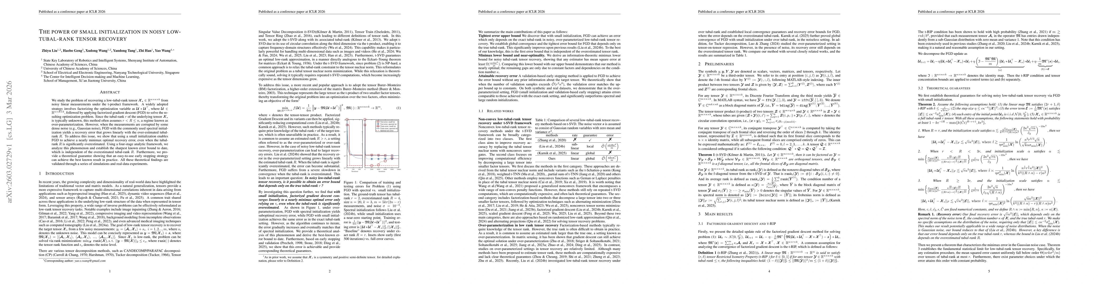 Thumbnail for The power of small initialization in noisy low-tubal-rank tensor recovery