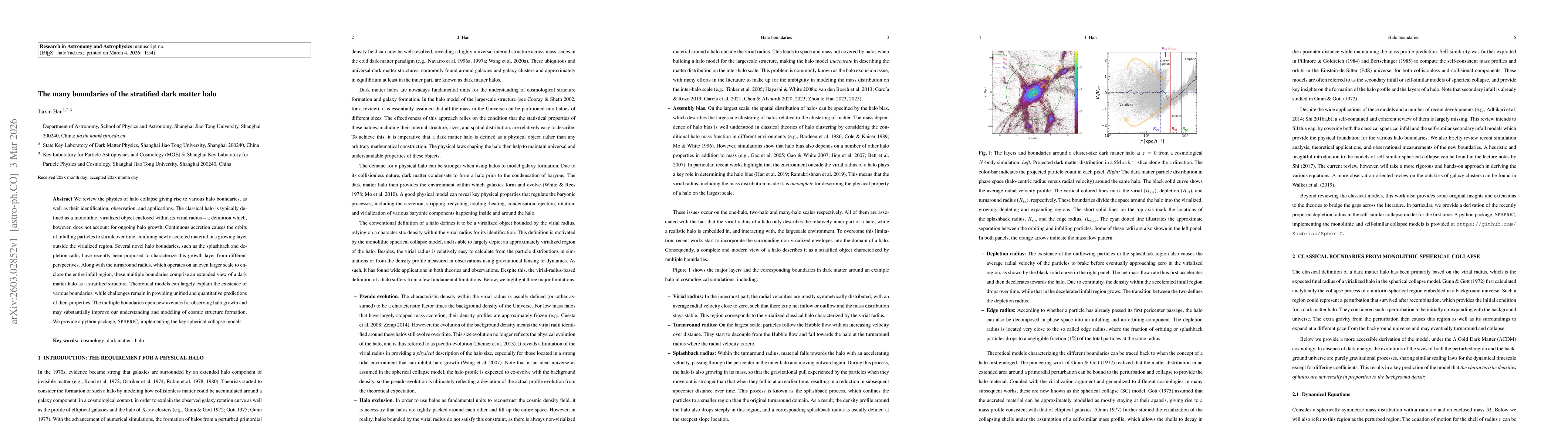 Thumbnail for The many boundaries of the stratified dark matter halo