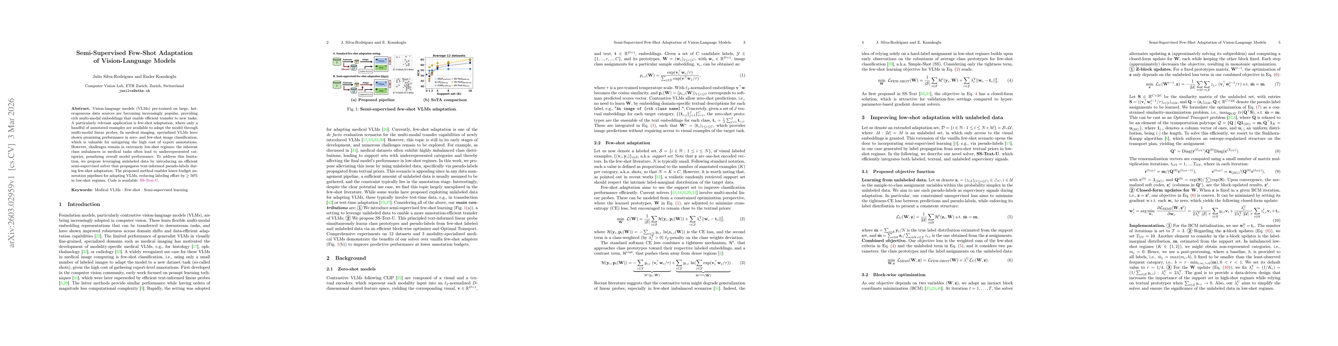Thumbnail for Semi-Supervised Few-Shot Adaptation of Vision-Language Models