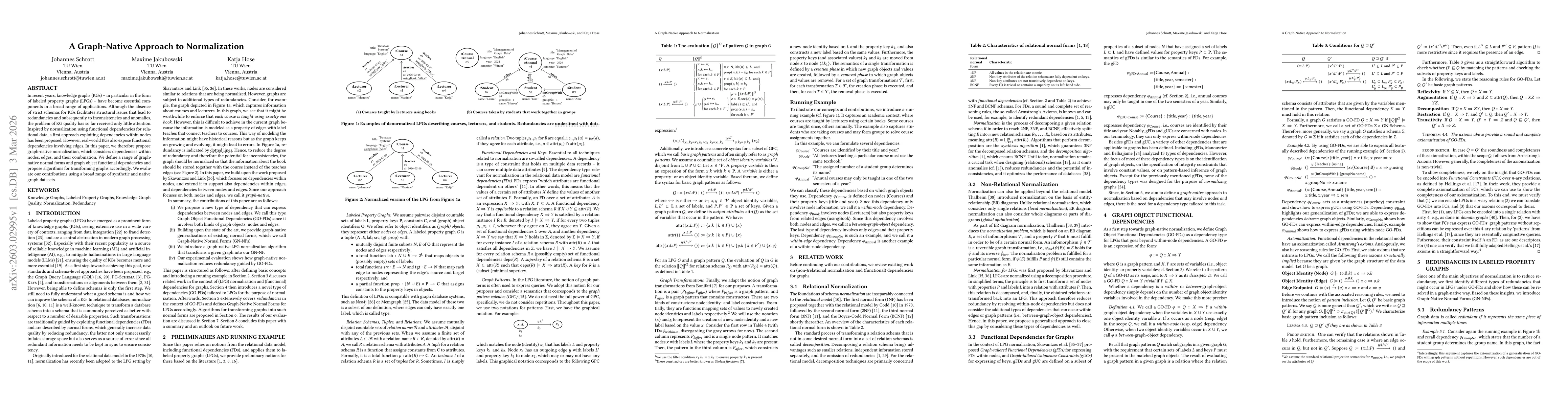Thumbnail for A Graph-Native Approach to Normalization