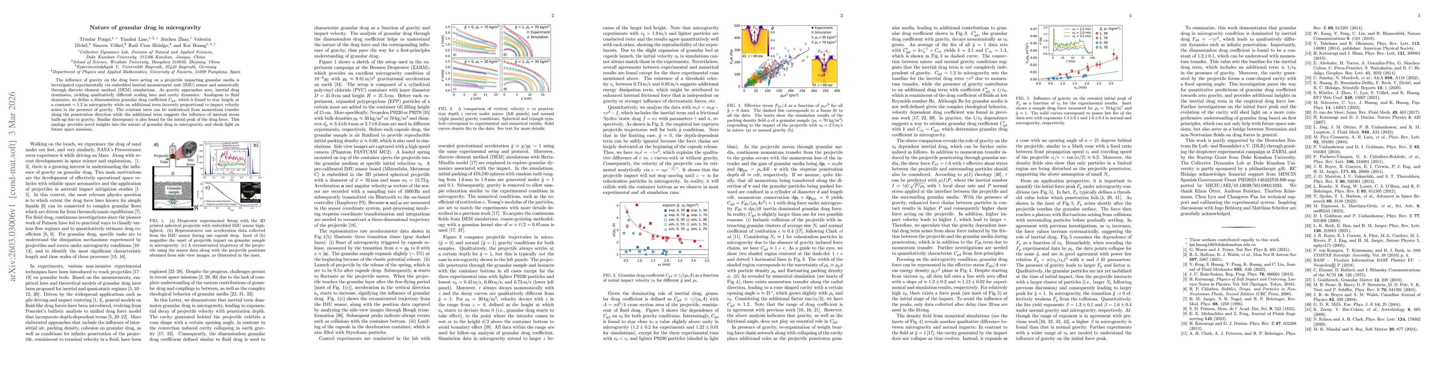 Thumbnail for Nature of granular drag in microgravity