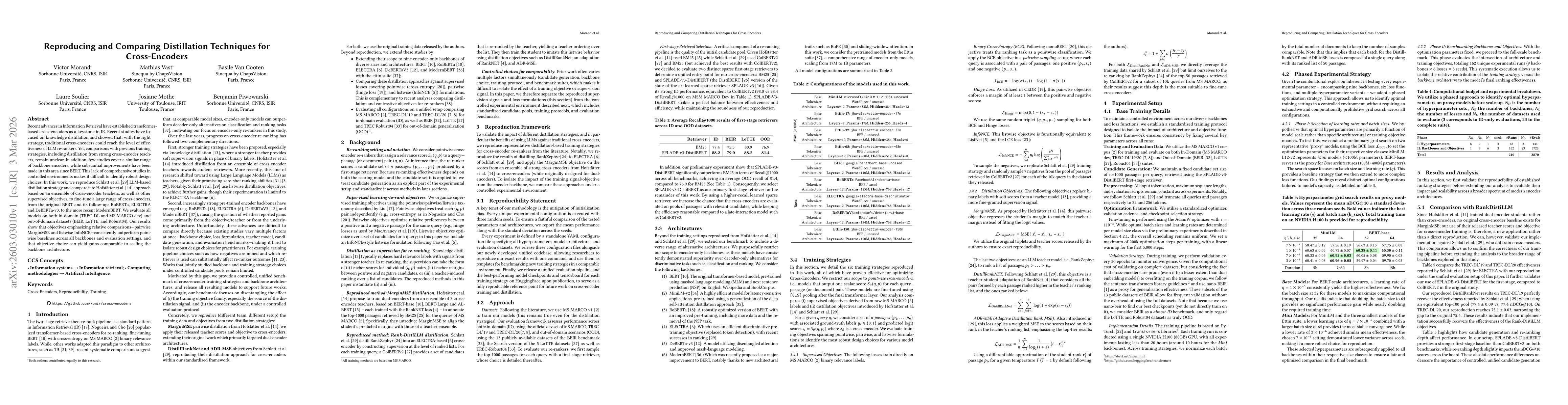 Thumbnail for Reproducing and Comparing Distillation Techniques for Cross-Encoders