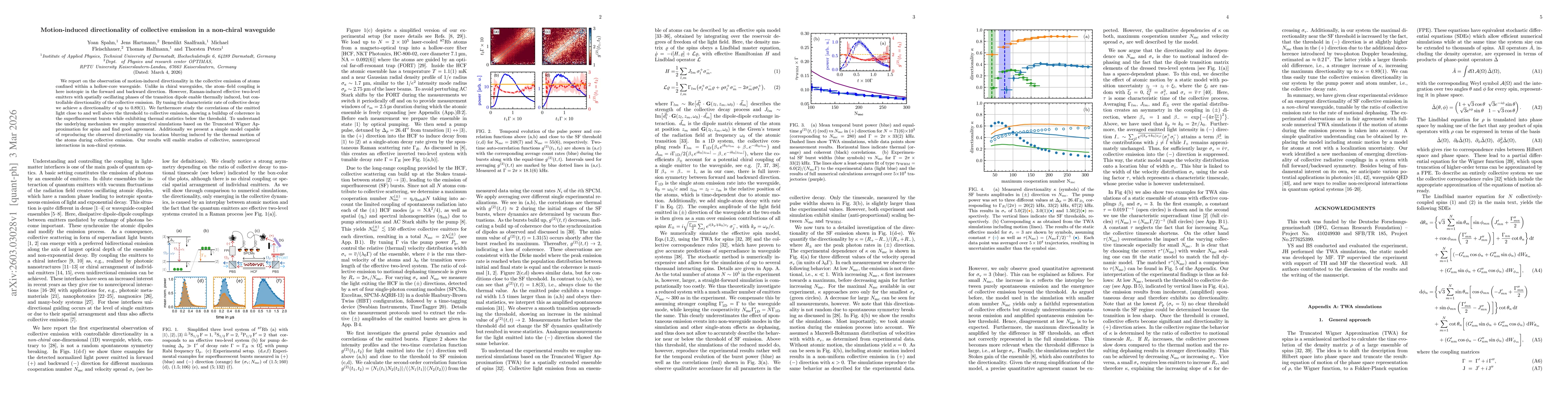 Thumbnail for Motion-induced directionality of collective emission in a non-chiral waveguide
