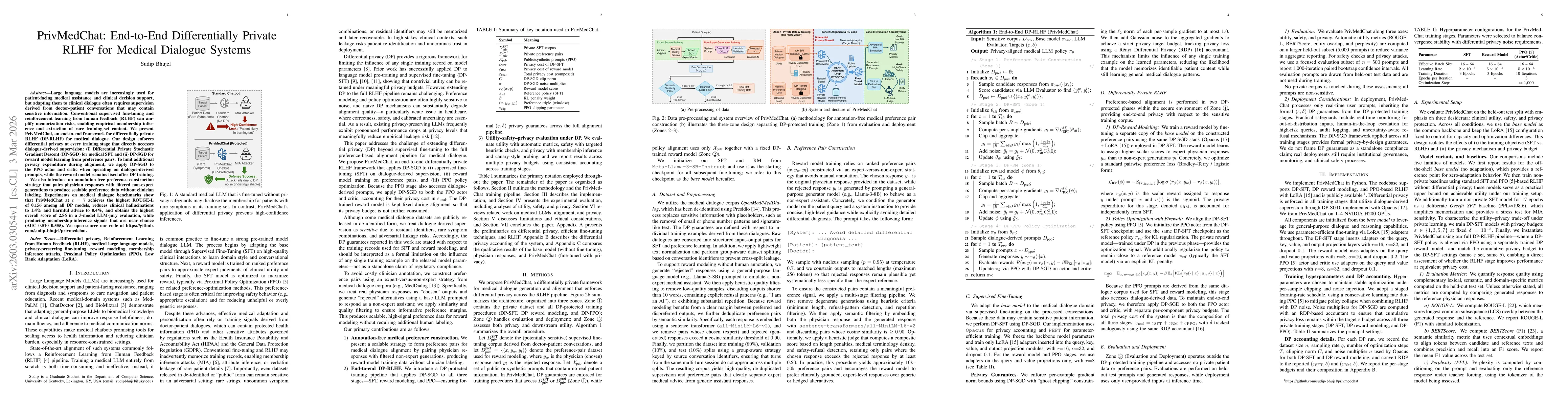 Thumbnail for PrivMedChat: End-to-End Differentially Private RLHF for Medical Dialogue Systems