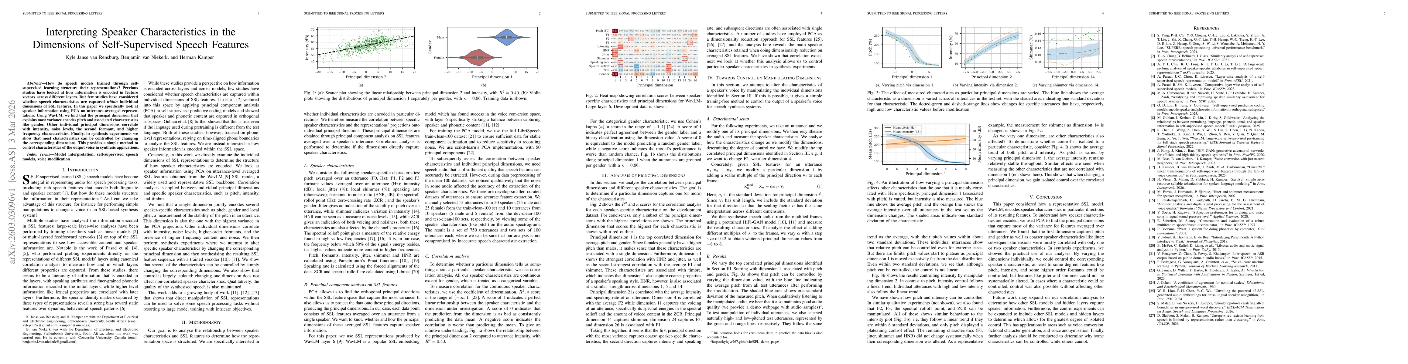 Thumbnail for Interpreting Speaker Characteristics in the Dimensions of Self-Supervised Speech Features