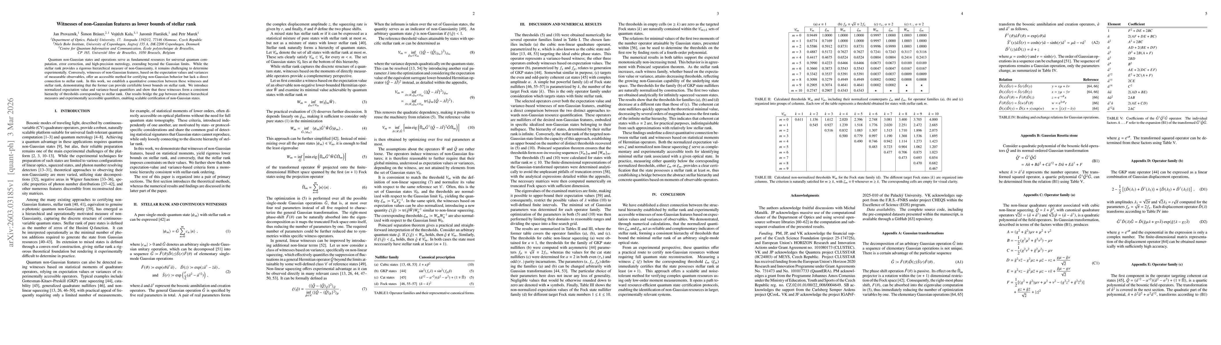 Thumbnail for Witnesses of non-Gaussian features as lower bounds of stellar rank
