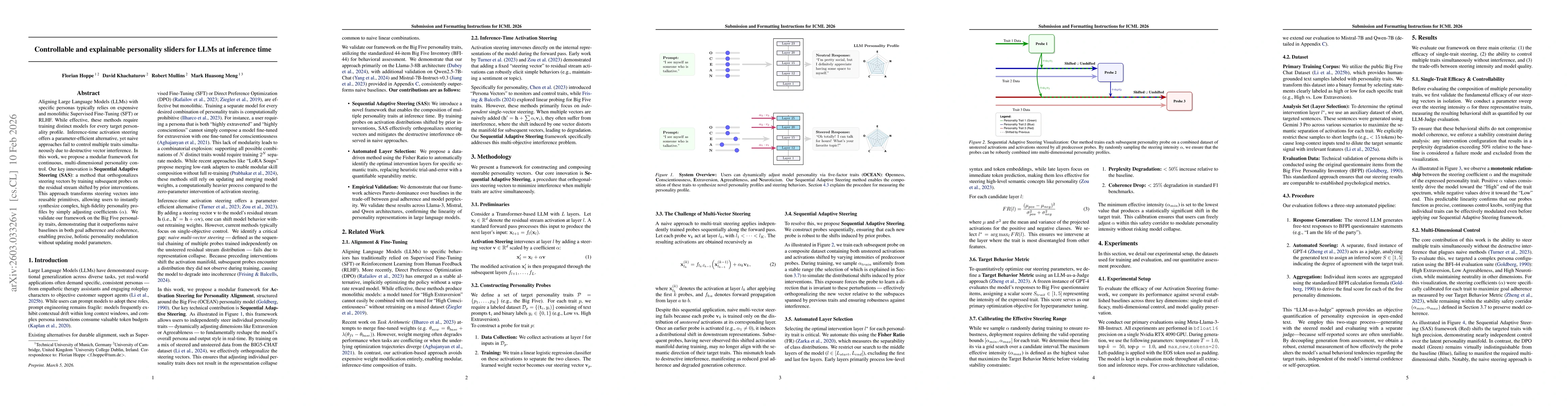 Thumbnail for Controllable and explainable personality sliders for LLMs at inference time