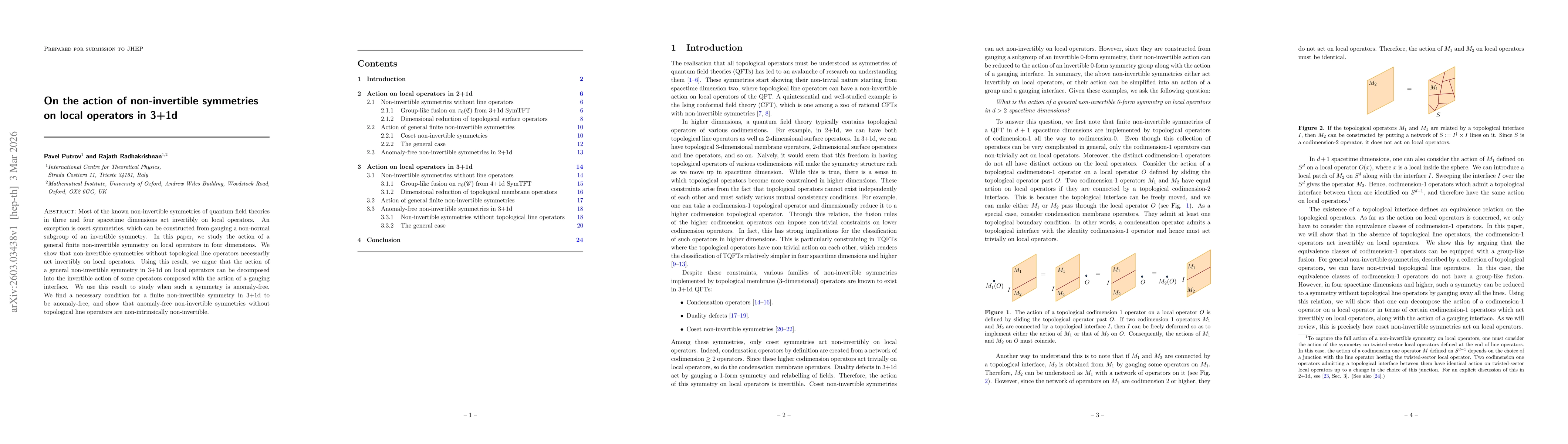 Thumbnail for On the action of non-invertible symmetries on local operators in 3+1d