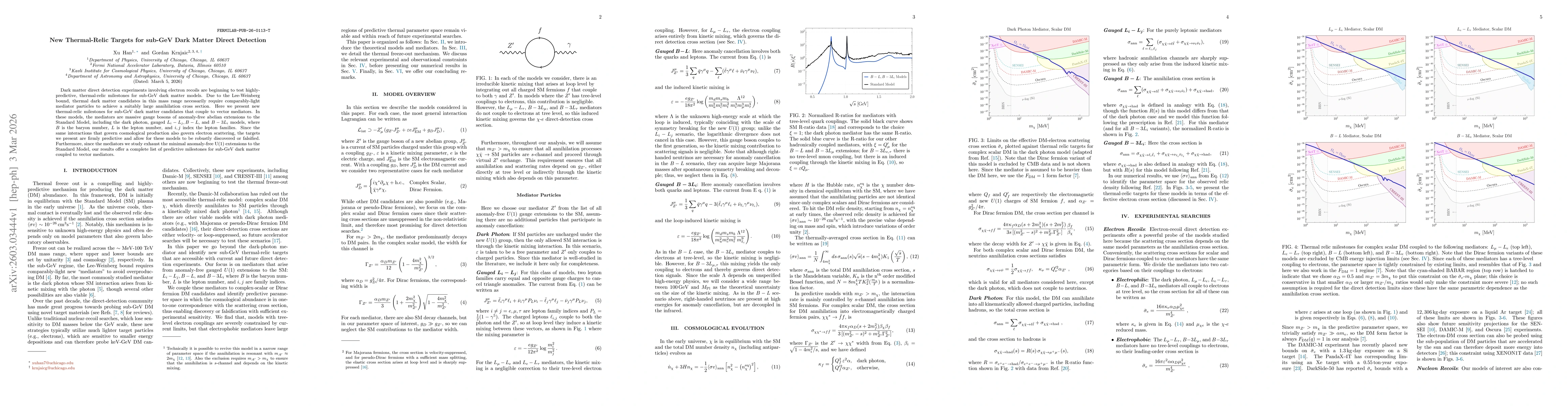Thumbnail for New Thermal-Relic Targets for sub-GeV Dark Matter Direct Detection