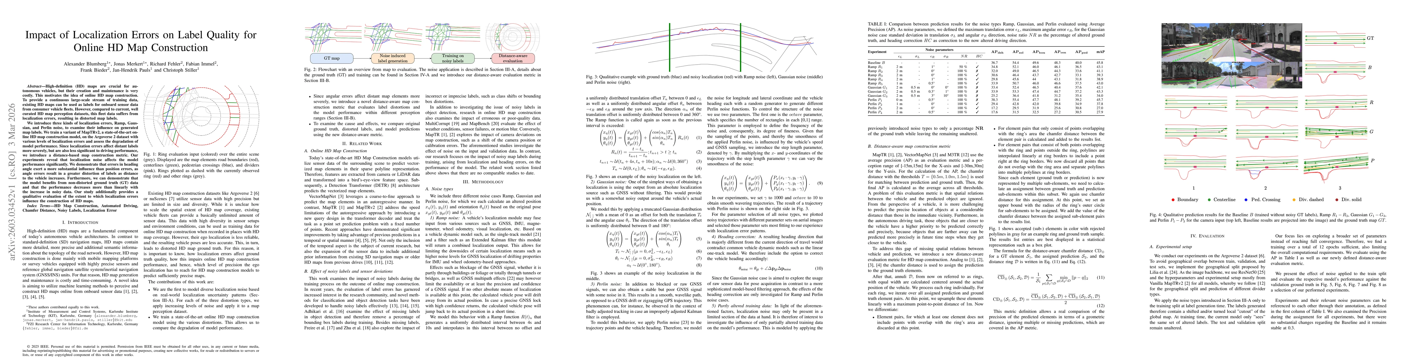 Thumbnail for Impact of Localization Errors on Label Quality for Online HD Map Construction