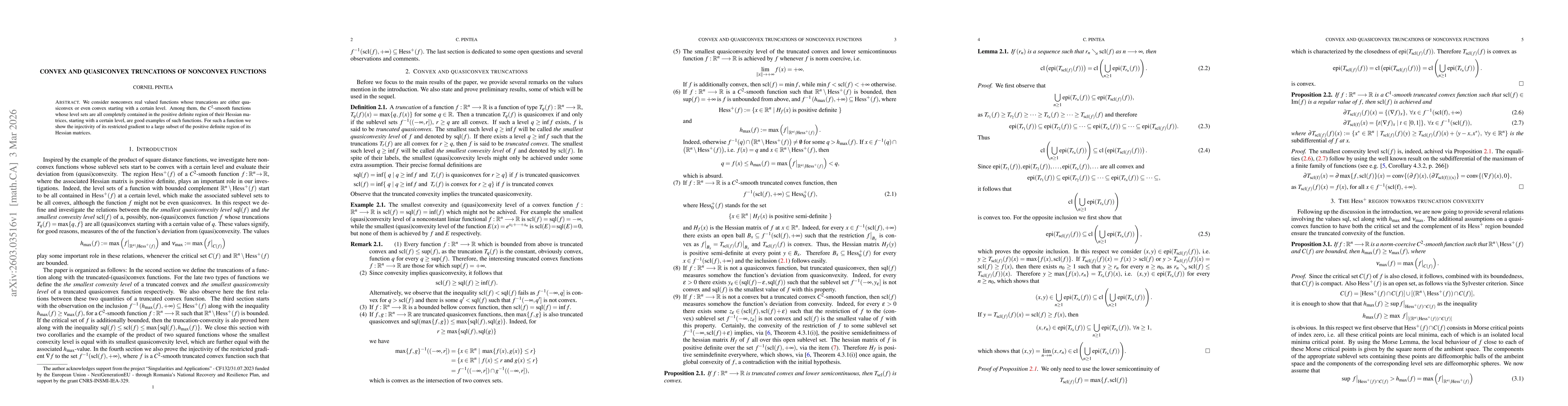 Thumbnail for Convex and quasiconvex truncations of nonconvex functions