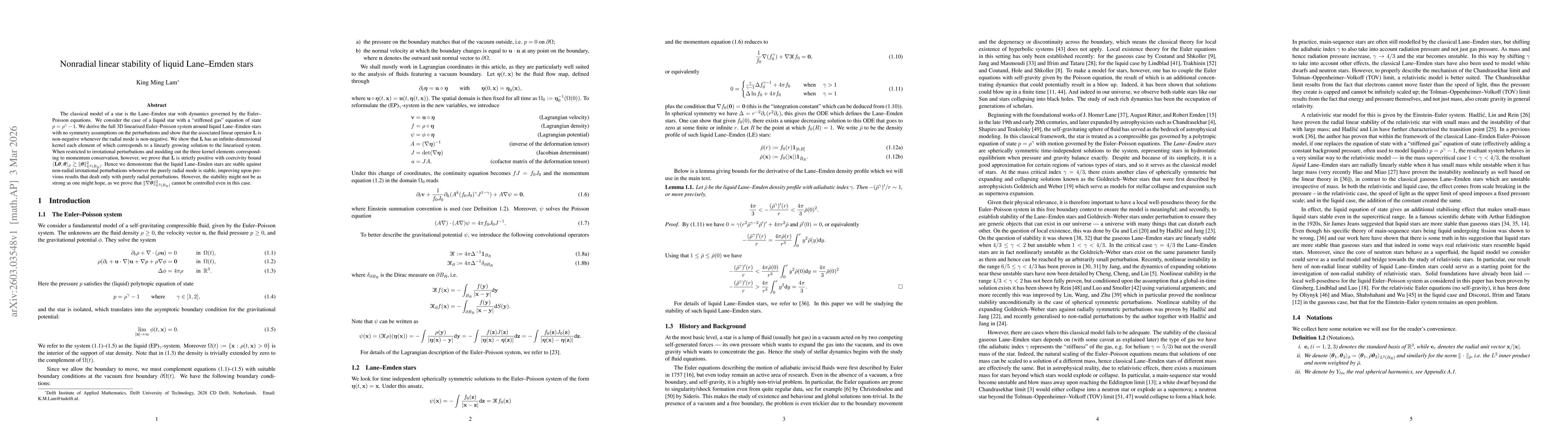 Thumbnail for Nonradial linear stability of liquid Lane-Emden stars