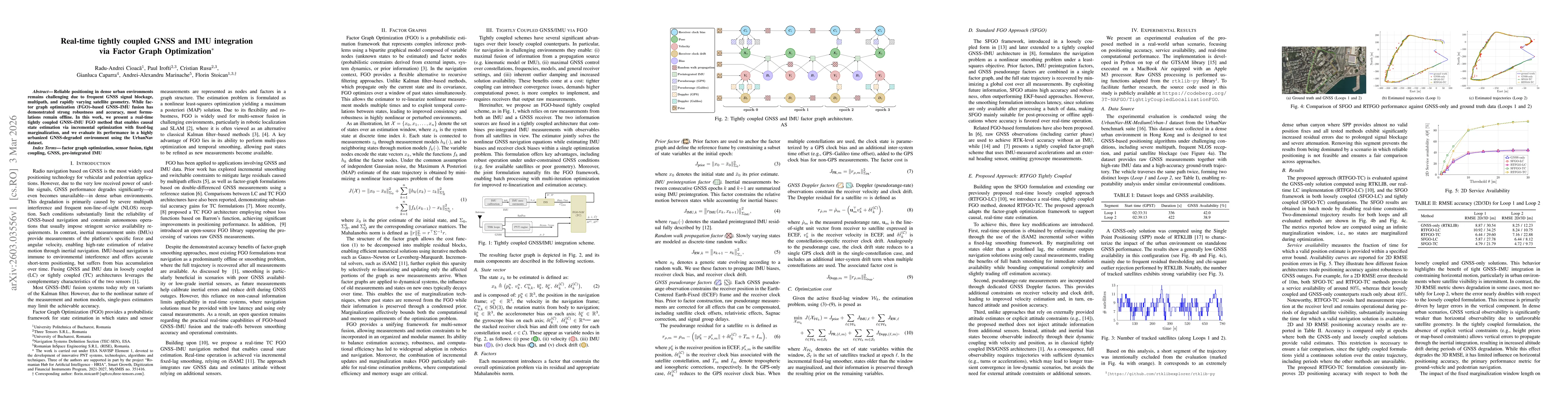 Thumbnail for Real-time tightly coupled GNSS and IMU integration via Factor Graph Optimization