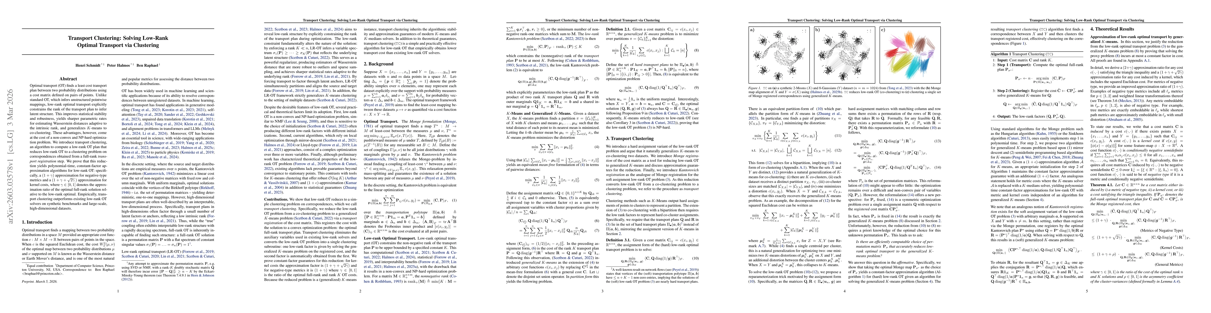 Thumbnail for Transport Clustering: Solving Low-Rank Optimal Transport via Clustering