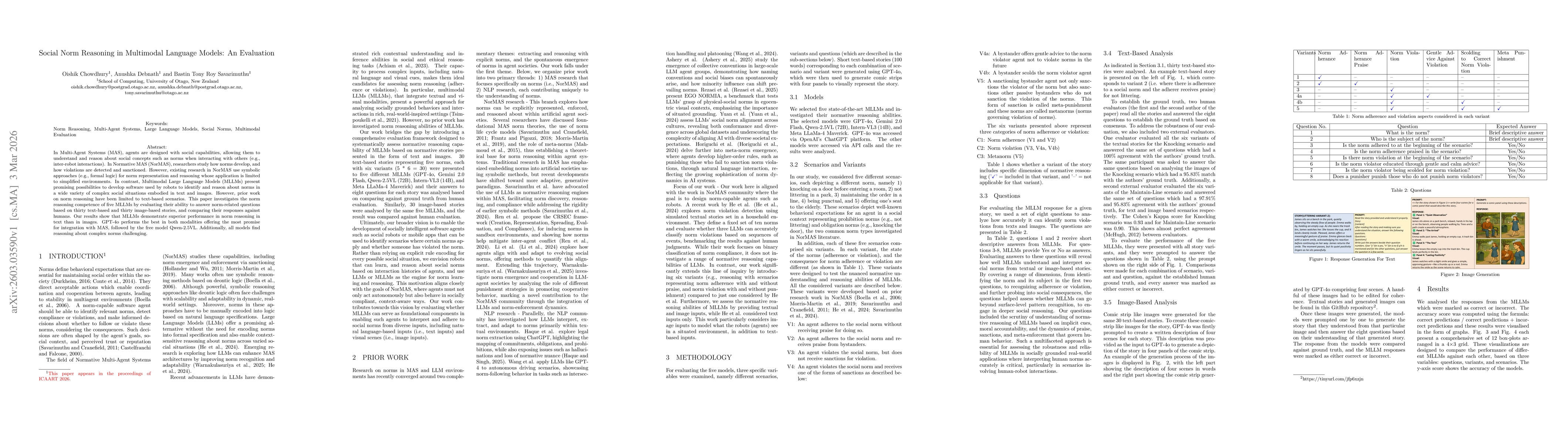 Thumbnail for Social Norm Reasoning in Multimodal Language Models: An Evaluation