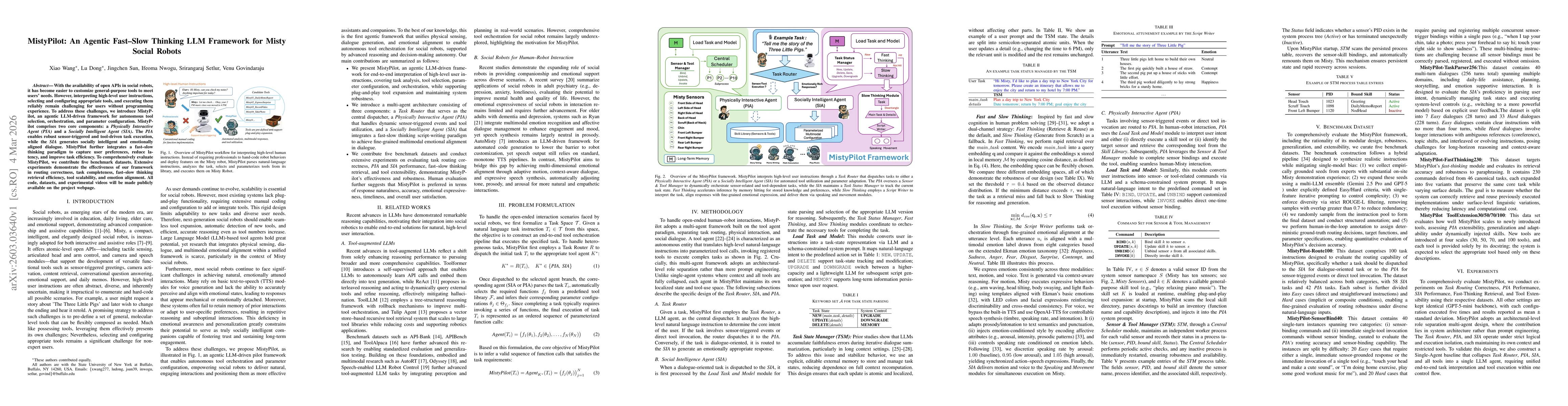 Thumbnail for MistyPilot: An Agentic Fast-Slow Thinking LLM Framework for Misty Social Robots