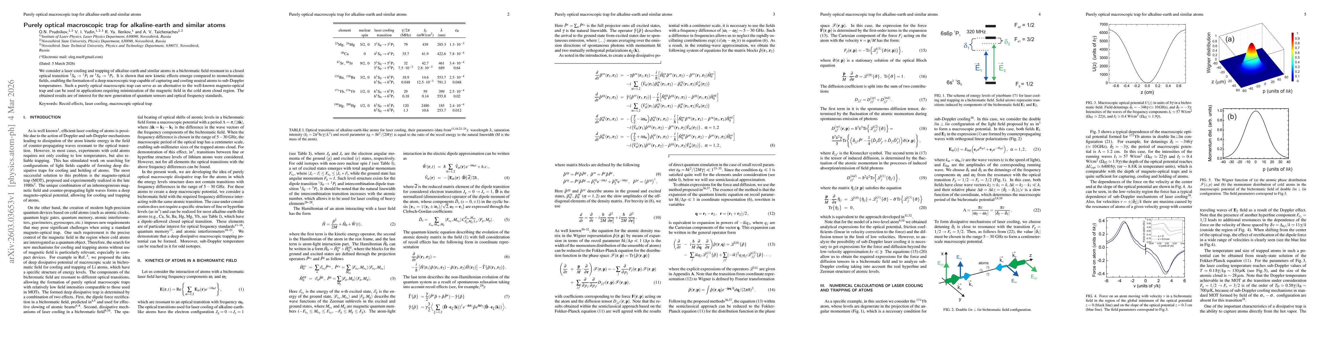 Thumbnail for Purely optical macroscopic trap for alkaline-earth and similar atoms