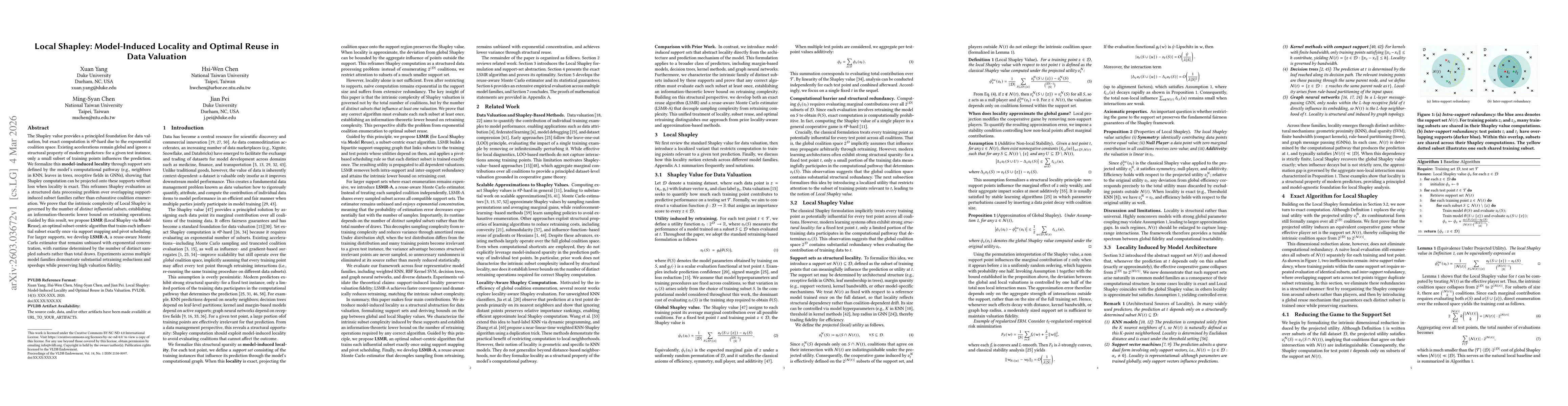 Thumbnail for Local Shapley: Model-Induced Locality and Optimal Reuse in Data Valuation