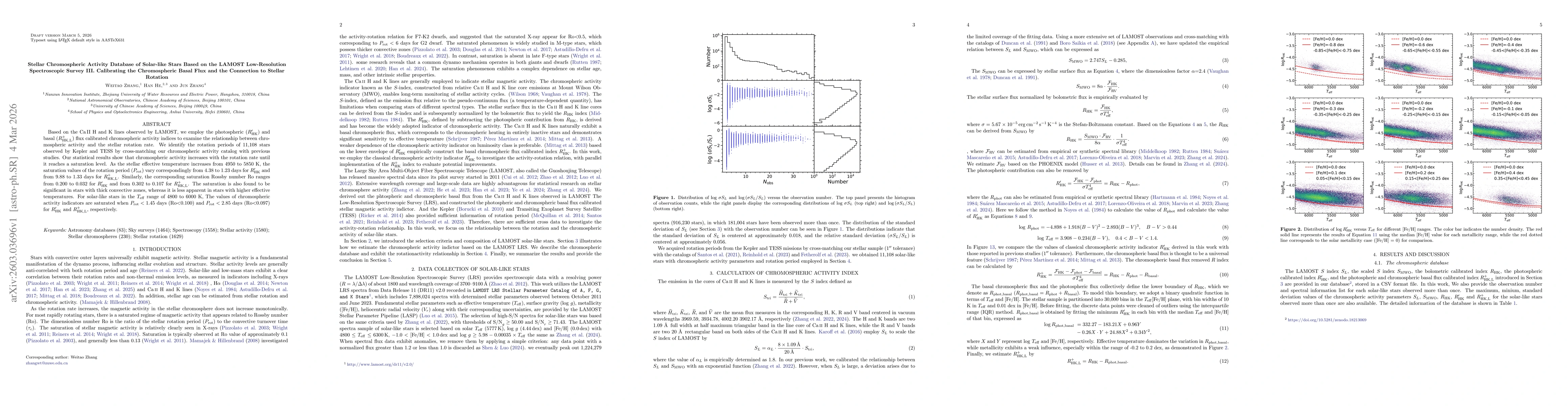Thumbnail for Stellar Chromospheric Activity Database of Solar-like Stars Based on the LAMOST Low-Resolution Spectroscopic Survey III. Calibrating the Chromospheric Basal Flux and the Connection to Stellar Rotation