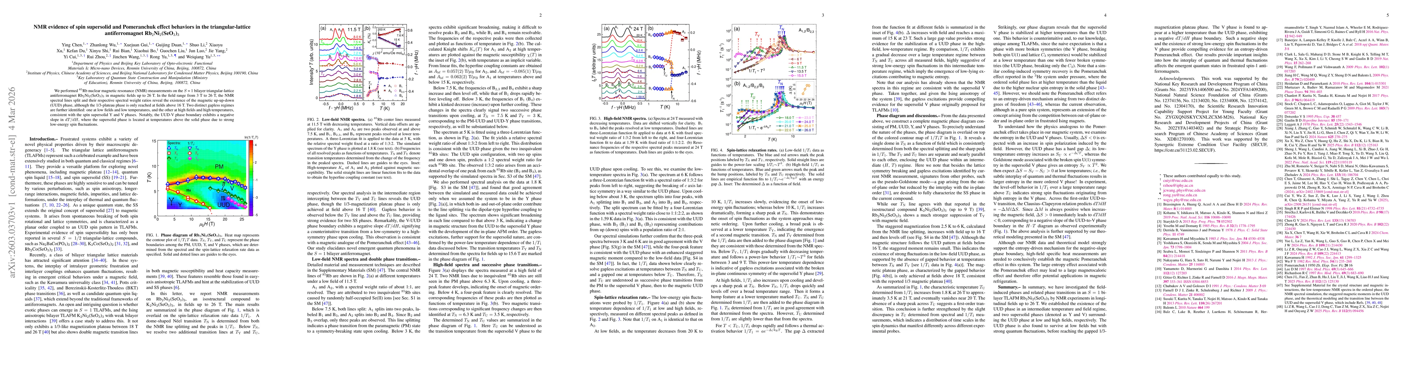 Thumbnail for NMR evidence of spin supersolid and Pomeranchuk effect behaviors in the triangular-lattice antiferromagnet Rb$_2$Ni$_2$(SeO$_3$)$_3$