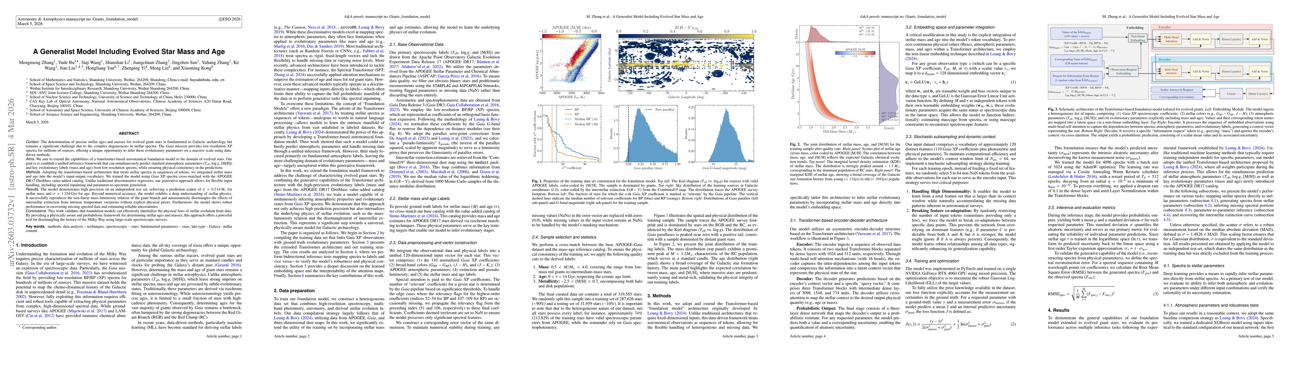 Thumbnail for A Generalist Model Including Evolved Star Mass and Age